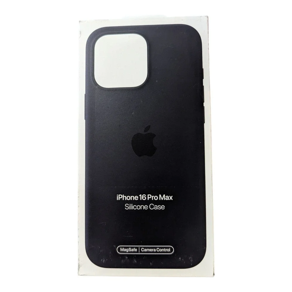 i2-O Apple Silicone Case with‎ MagSafe for iPhone 16 Pro Max Black